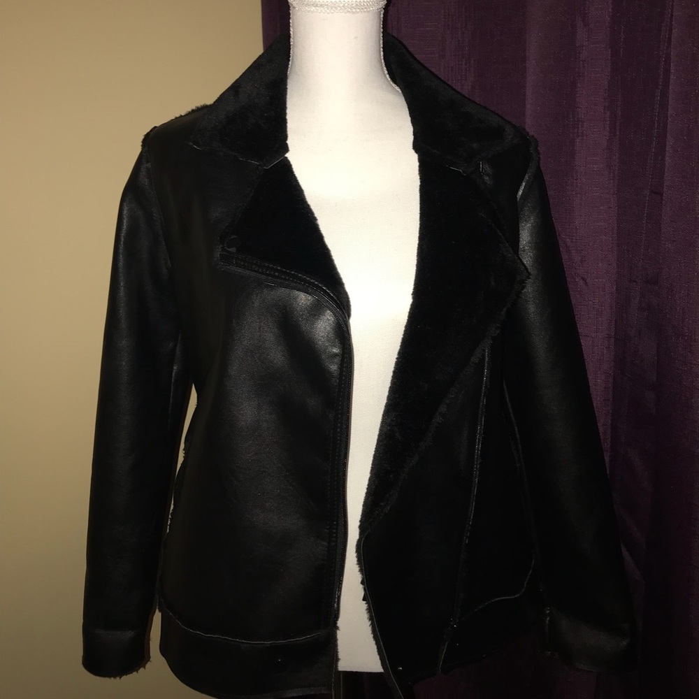 NWT Adam Levine Faux Leather Jacket